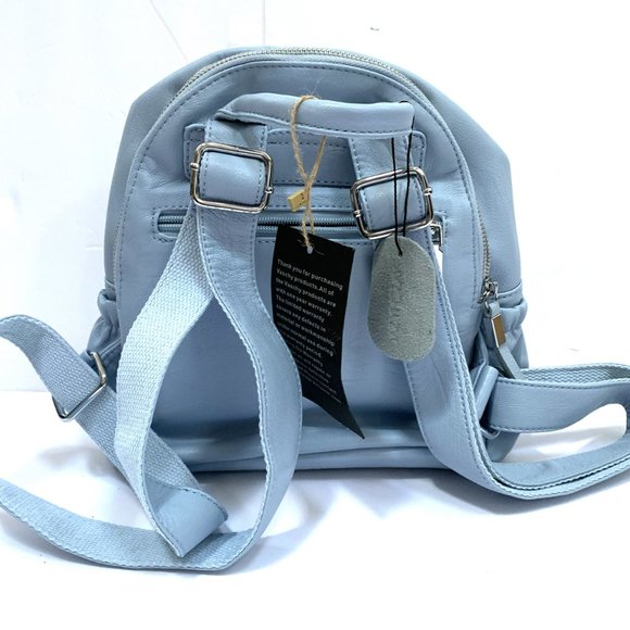 New VASCHY Baby Blue Mini Backpack Purse main image 8